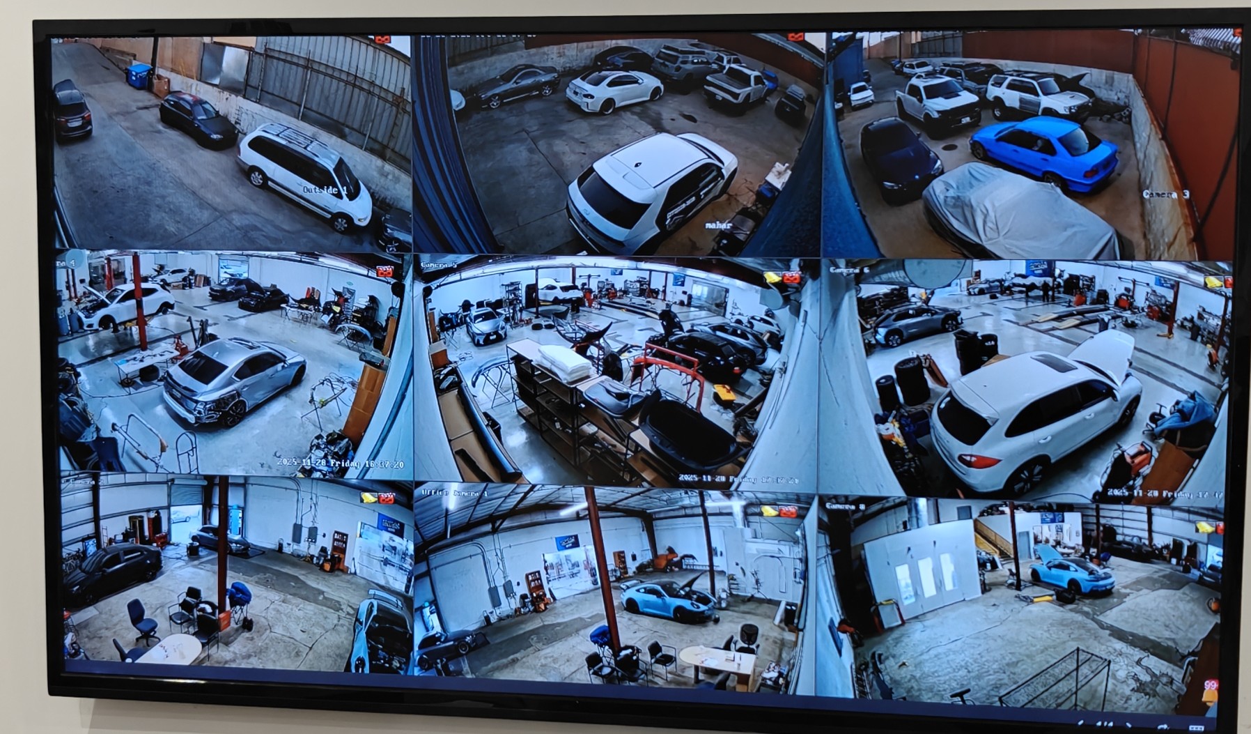 Commercial CCTV camera installation